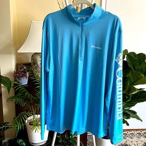 💙Columbia Rapid Creek 1/4 Zip Lightweight Pullover for Men-XL-Blue-NWT